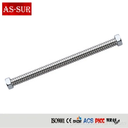 China SS304 Corrugated Stainless Steel Gas Hose Supplier